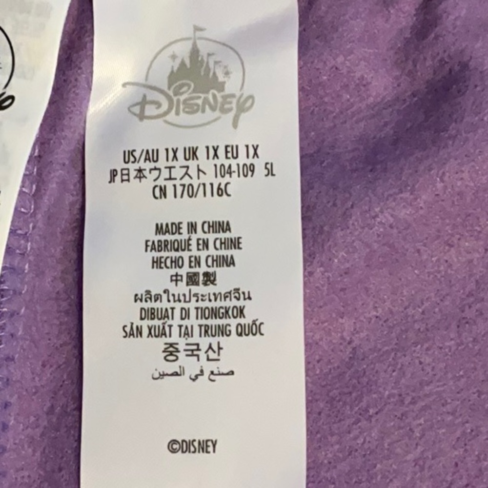 Disneyland Resort Logo Embroidered Joggers~Size 1X (16-18) 2X (18-20)~NWT - Picture 8 of 12